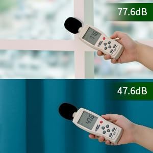 BGment Peacock Blue Blackout Curtains 84 Inch Length for Living Room - Thermal Insulated Drapes with Rod Pocket Darkening Privacy for Bedroom Dining, 52 x 84 Inch, 2 Panels