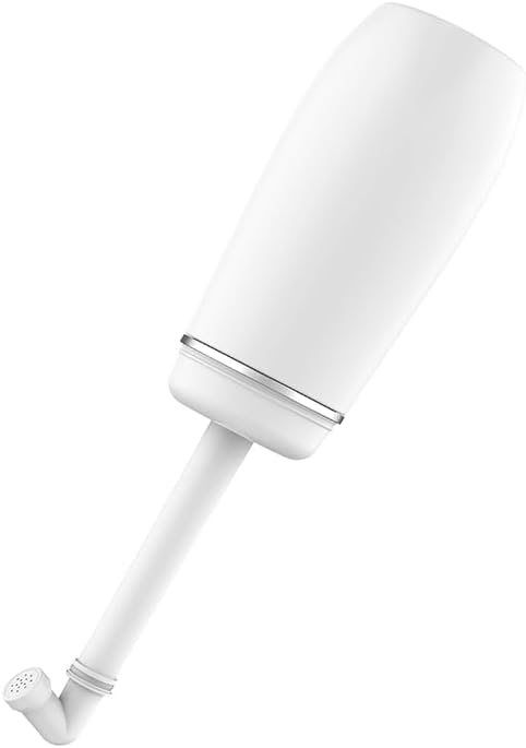 Portable Bidet for Travel Friendly Handheld Personal Peri Bottle 400ml Convenient Leakproof Design Personal Hygiene Cleaning (White, 400ml)