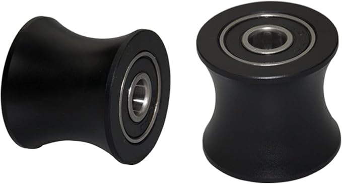 Total Gym Replacement Set of 4 Wheels/Rollers Compatible with Models DLX, DLX II, DLX III, Adv DLX, Pilates, Pilates Pro 2500, 3000, 4000，570, 2000 （Black）