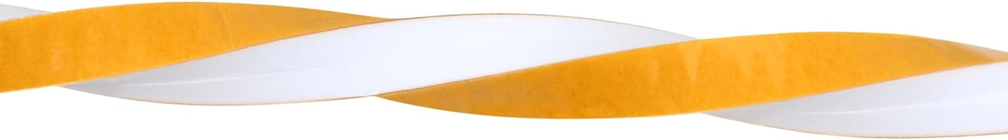 26Feet Weather Stripping Seal (2 Inch X 1/8 Inch) for Door Window, High Density Foam Tape, Soundproofing, Insulation Strip, Door Sealers for Door Frame- White