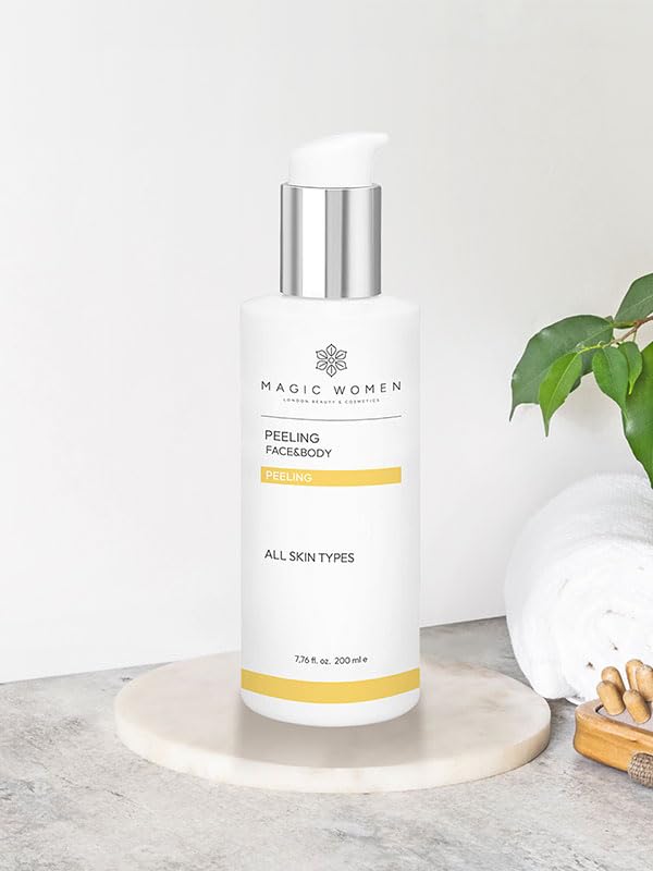 Sparkling Peeling Gel, Deep Cleansing, Exfoliation, Skin Moisturization, Low Irritation for Sensitive Skin fl. 7.76 fl oz / 200 ml, Refreshing