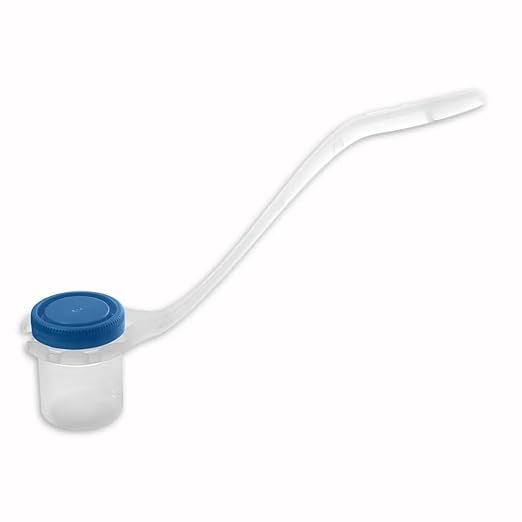 Pack of 50 Carefull Catch Specimen Cup Holder – Lightweight Handle & Adjustable Clasp for Clean and Stress-Free Sample Collection