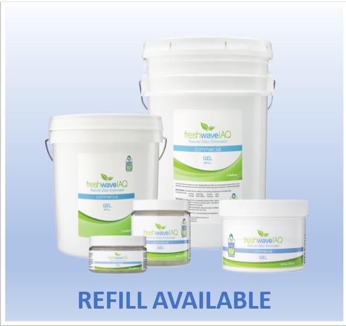 Fresh Wave IAQ Commercial Odor Eliminating Gel, 16 Fl. Oz. | Odor Absorbers for Home | Safer Odor Relief | Natural Plant-Based Odor Eliminator | Replace Every 15-60 Days