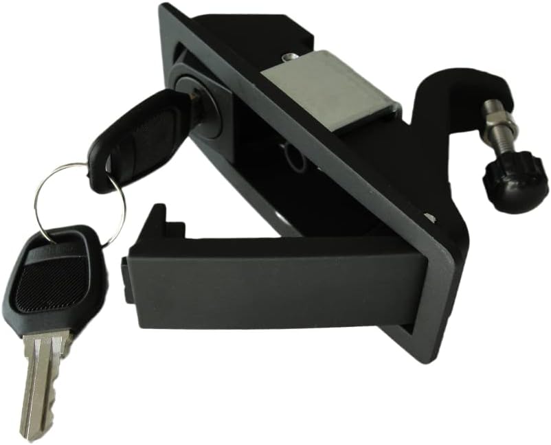 WJSKDQ 2PCS Compression Latch Lock Powder Coated Zinc Alloy Adjustable Lever Hand Operated Flush Lever Marine Applicable Door Thickness: 0.04"-0.94" Grip Range