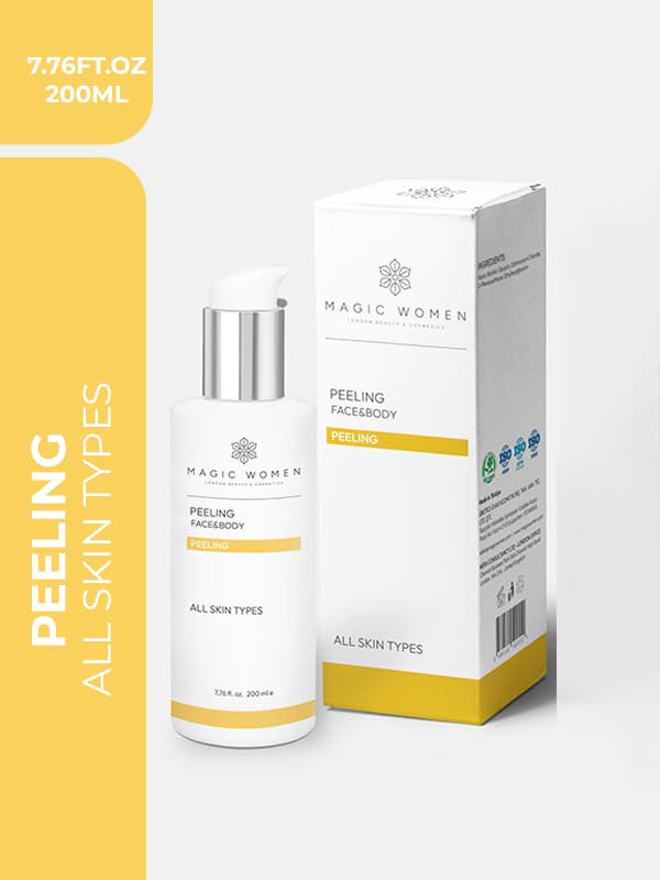 Sparkling Peeling Gel, Deep Cleansing, Exfoliation, Skin Moisturization, Low Irritation for Sensitive Skin fl. 7.76 fl oz / 200 ml, Refreshing