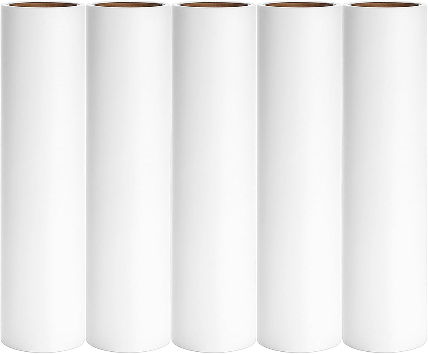 10 inch Mega Lint Roller Refills Compatible with Evercare Layers Smart Design Large Floor Lint Rollers Extreme Stick 10'' Wide Sticky Roller Refills 60 Sheets per Roll 5 Pack Total 300 Sheets