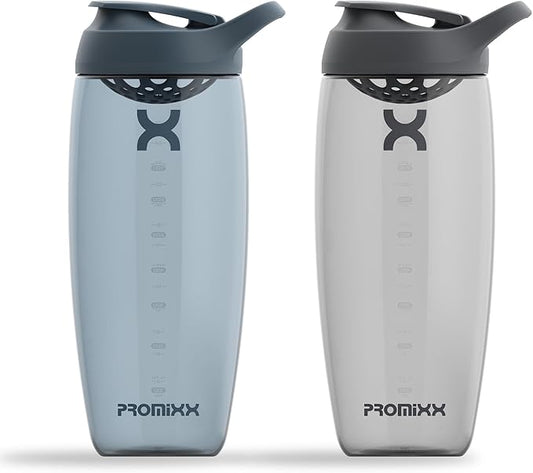 Promixx PURSUIT Protein Shaker Bottle – Premium Sports Shaker Bottles for Protein Mixes and Supplement Shakes – Easy Clean, Durable Protein Shaker Cup