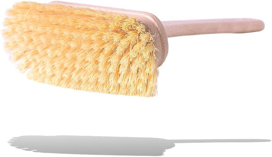 Valentino Garemi Tub Scrub Brush – Real Tampico Fibers – Cleaning Bathtubs, Tile Showers, Sinks, Hot Tub, Laundry Room, Bathroom Floor Tile – Made in Germany