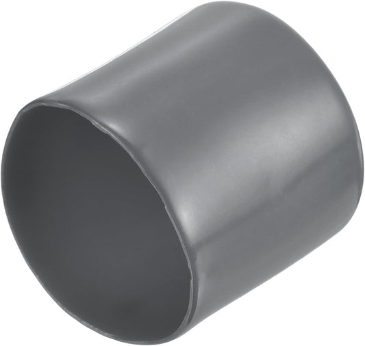 uxcell 20pcs Rubber End Caps 42mm ID Vinyl Round Tube Bolt Cap Cover Thread Protectors Dark Grey