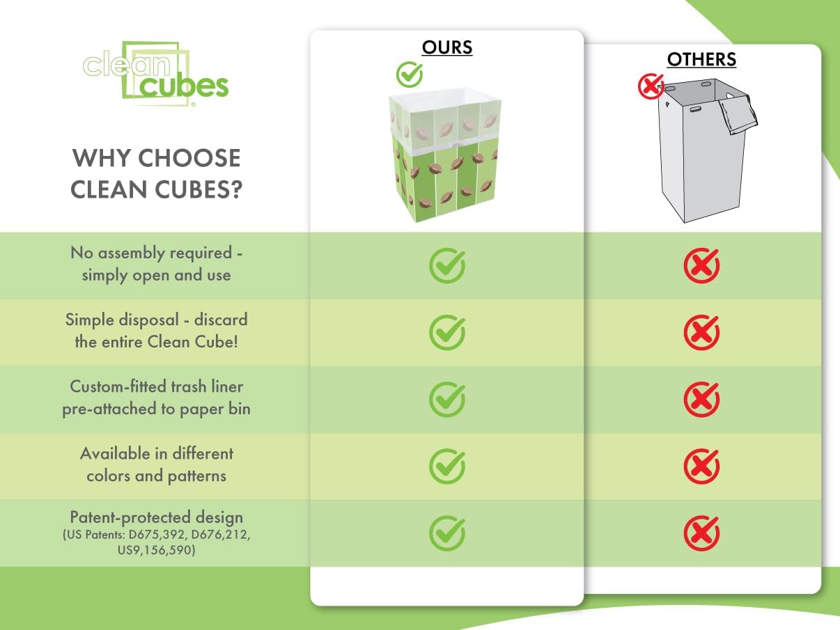 13 Gallon Disposable Pop-Up Trash Cans (3-Pack) with Fitted Bags – Foldable Garbage & Recycling Bins for Parties, Events & Kitchen (Tailgating, 17" H x 13.5" W x 10" D)