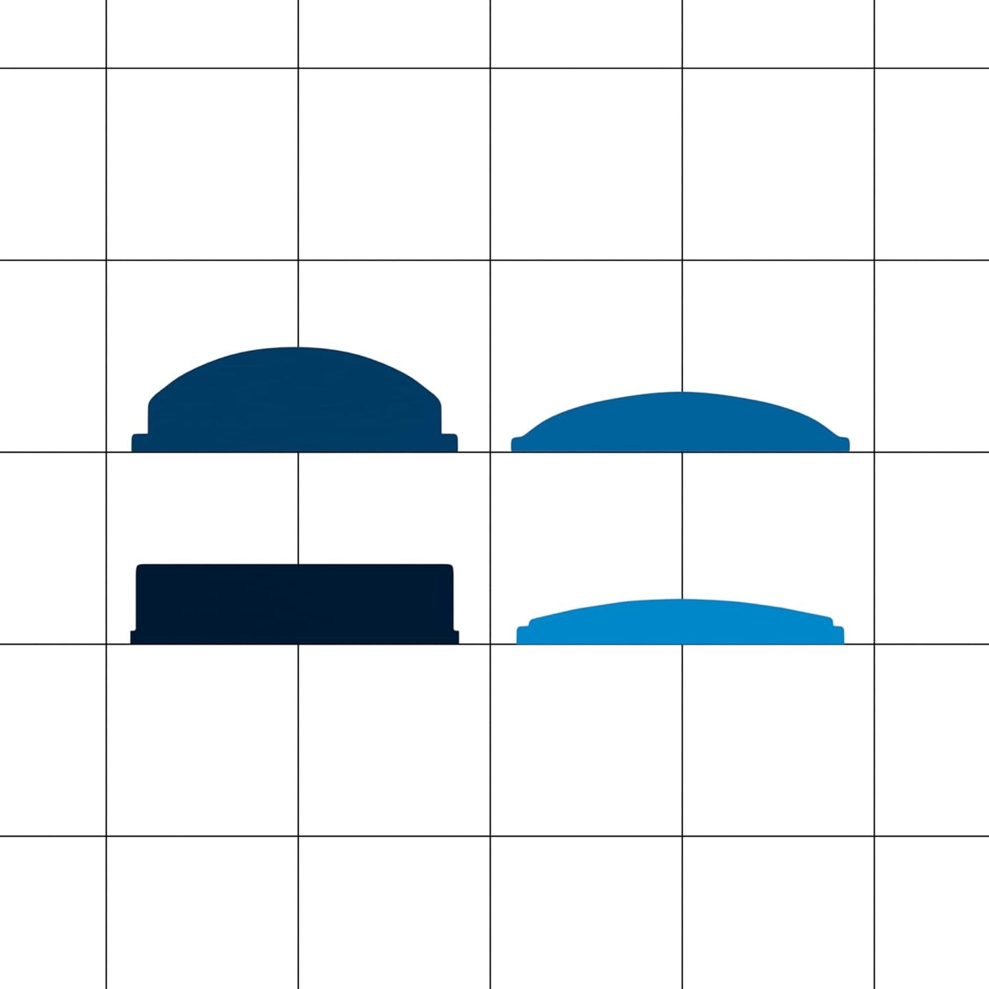 23 Gallon Beige Slim Jim Trash Can with Drop Shot Lid and Dolly