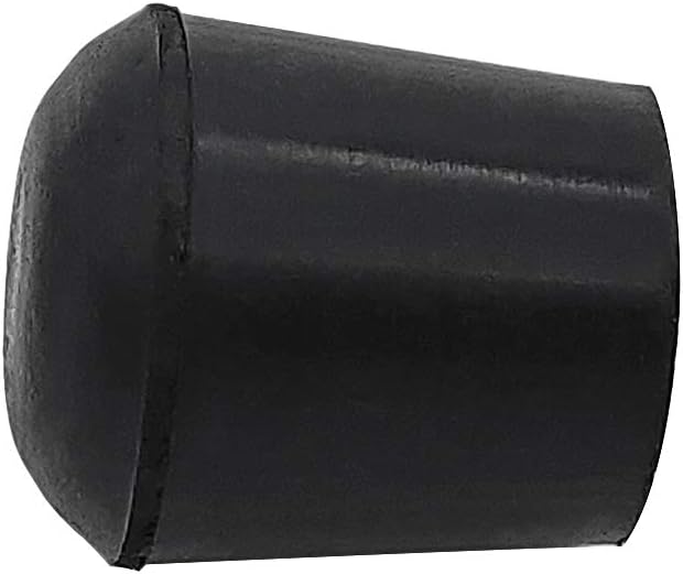 Flyshop 4 Pieces 14mm Rubber Chair Leg Caps Round, Non-Slip Protective Caps for Chair Legs, Floor Protectors, Noise Reduction, Durable Foot Covers, Black Furniture Feet Gliders