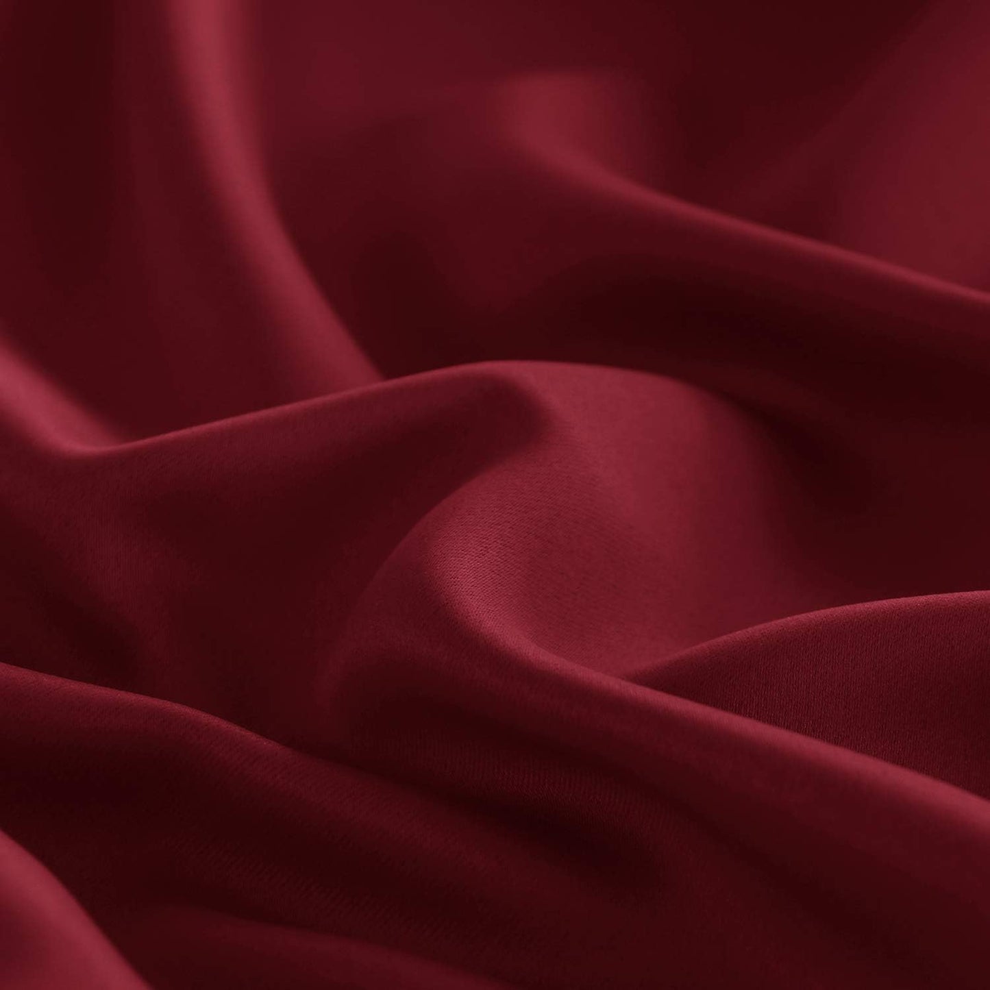 DWCN French Door Curtains - Rod Pocket Thermal Blackout Panel for Glass Window, Kitchen and Patio - Privacy, 25 X 80 Inches Long, 1 Panel With Tieback, Burgundy