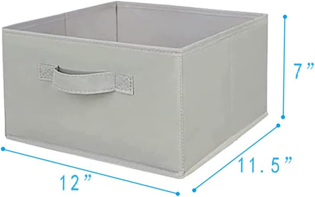 Hanging Shelf Closet Storage Organizer Removable Drawers ，Hanging Storage Organizer Hanging Sweater 2 Sock Underwear Drawers for Closet, Bedroom, Light Grey