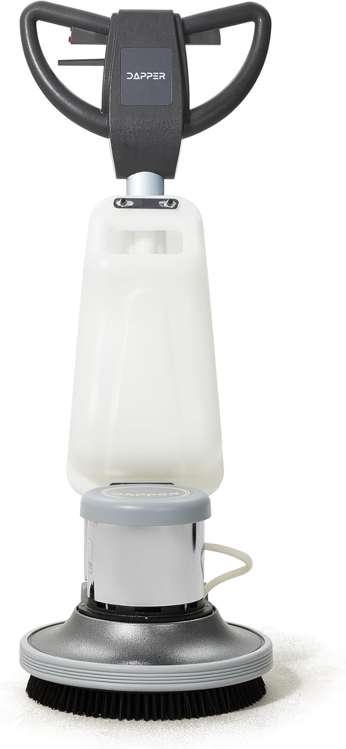 17" Heavy-duty Multi-Functional Floor Buffer Polisher Machine - Clean, Buff, Scrubb and Polish with Ease! Ideal for Carpets Too! Includes Optional Solution Tank, 2 Brushes and 3 Scouring Pads