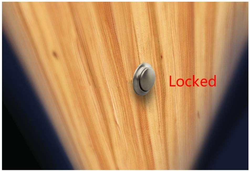 Encell Set of 5 Push Button Latch Cupboard for RV Camper Motor Home Caravan