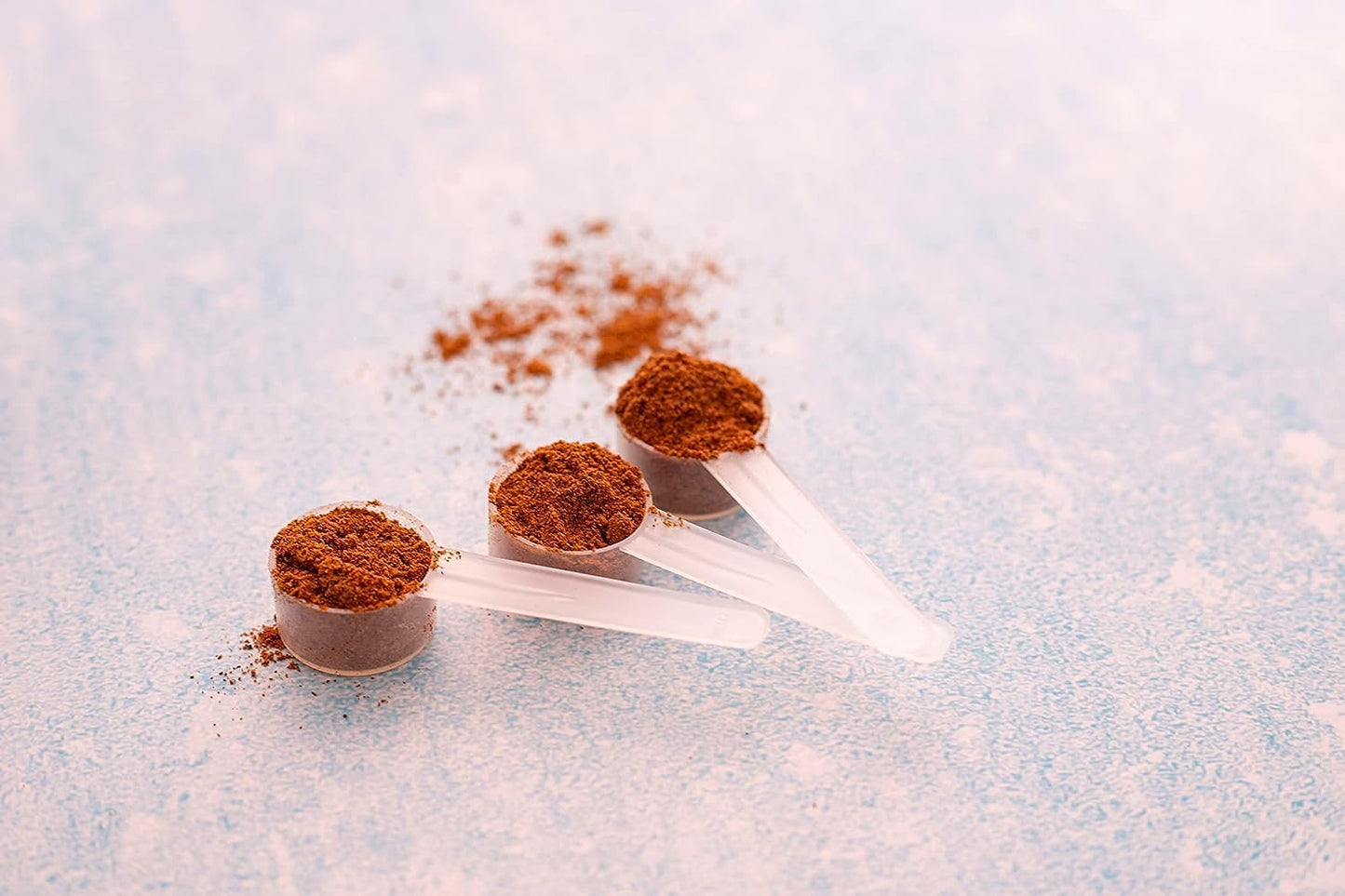 50 Measuring Spoons Set with Short Handle - 1 Teaspoon (5 ML) Clear Plastic Scoops for Creatine, Coffee, Grains, Spices, Powders, and Other Dry Goods, BPA Free, Kitchen Tools Measure, Fits in Jars