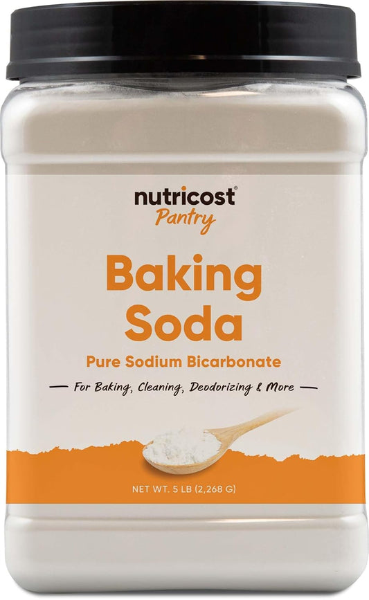 Nutricost Pantry Baking Soda (5 LBS) - For Baking, Cleaning, Deodorizing, and More