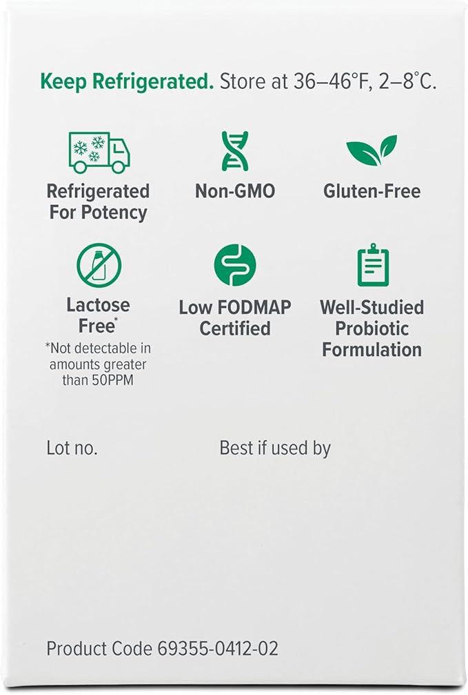 Visbiome® Advanced GI Care - High Potency Probiotic - 450 Billion CFU Live Probiotics, Original De Simone Formulation, 60 Packets of Unflavored Powder.