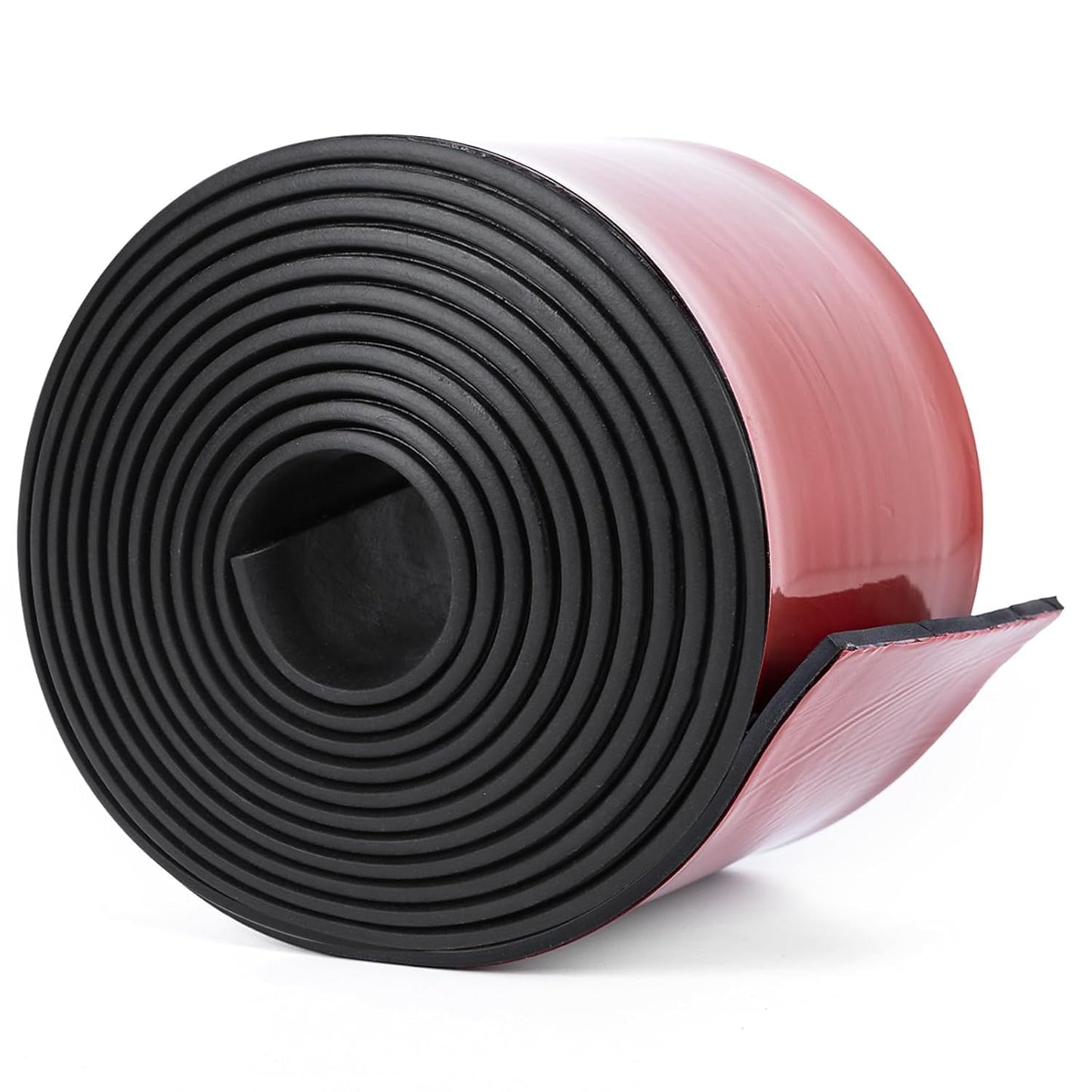 Neoprene Rubber Strips Self Adhesive Sheets, Rolls & Strips with Adhesive Backing Rubber Pads Self Stick Seal Gasket Tape for Matting Padding - 3” Wide x 1/8" Thick x 20' Long