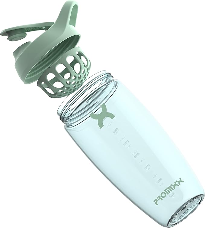 Promixx PURSUIT Protein Shaker Bottle – Premium Sports Shaker Bottles for Protein Mixes and Supplement Shakes – Easy Clean, Durable Protein Shaker Cup