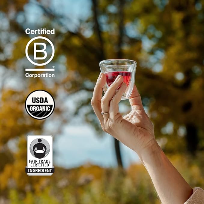 Grace Farms Organic SPEARMINT ROSE Herbal Tea (16 Pyramid Sachets) | Naturally Sweet, Stress Relieving and Caffeine Free | Organic, Fair Trade and Kosher Certified | Delicious Iced Tea | Gives Back 100% of Profits