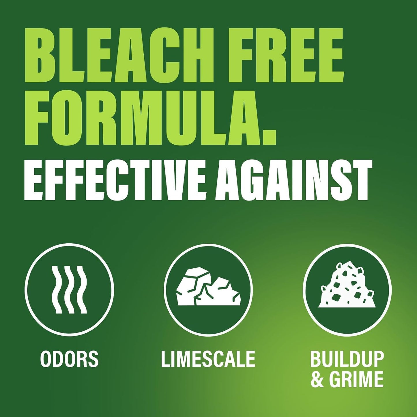 Green Gobbler Washing Machine Cleaner Tablets with Pipe Clean Technology Deodorizer | Front & Top Load Washer | 28 Count