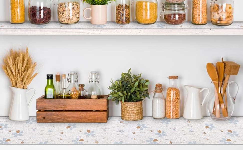 12Inch by 30FT Shelf Liner for Kitchen Cabinets Non Adhesive Kitchen Drawer Liner