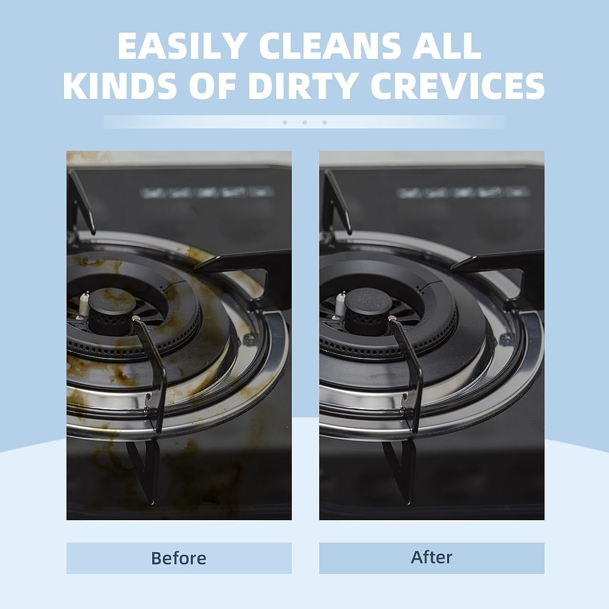 Hard Bristle Crevice Cleaning Brush-Thin Gap Scrub Brush, Small Cleaning Brush, Grout Brush, Kitchen Brush, Cleaning Tools for Toilet, Bathroom, Sink, Home, Household, Window (6, Mint)