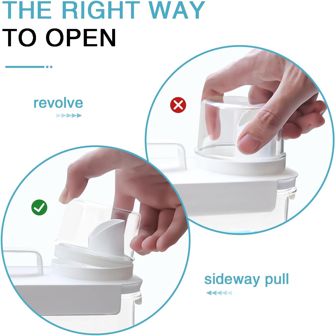 2 Pack Laundry Detergent Dispenser, 78oz Detergent Dispenser, Refluxable Laundry Detergent Container, Plastic Liquid Laundry Detergent Dispenser for Laundry Room Organization with 6 Labels