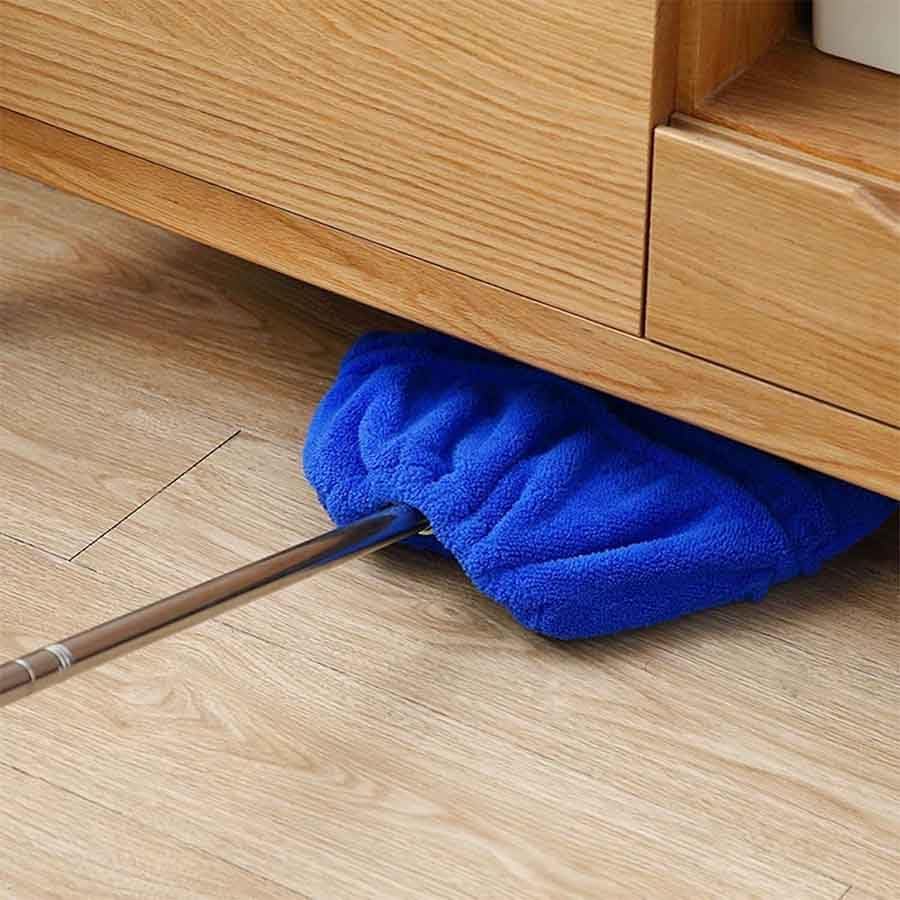 Icexeco Lazy Broom Cover Cloth, Multifunctional Lazy Brooms Cover, Washable Reusable Microfiber Broom Sweeping Refill, Wet & Dry Dual Use, Washable Mop Covers (4PCS-Multicolor)