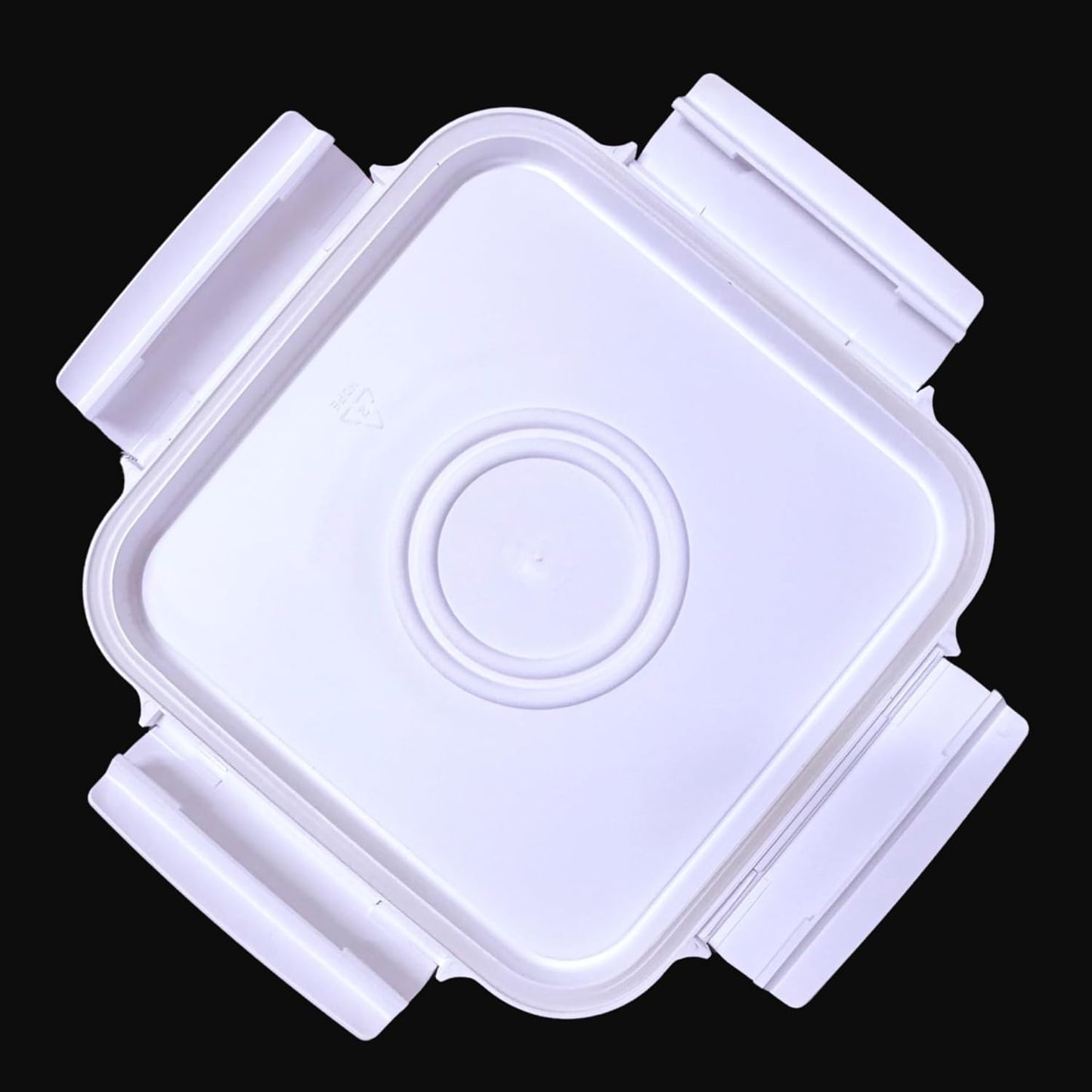 House Naturals 4 Gallon Square Food Grade Bucket Pail with Plastic Handles and Lid (Pack of 3) Made in USA containers (Purple)