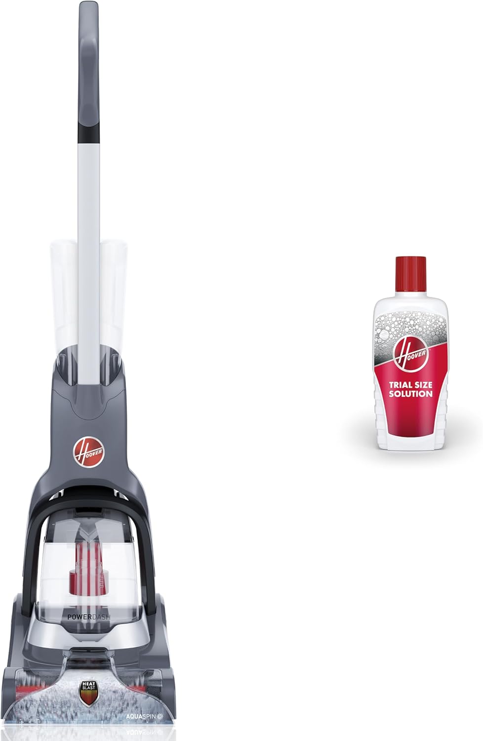 Hoover PowerDash Pet Advanced Compact Carpet Cleaner Machine with Above Floor Cleaning, Lightweight Carpet Shampooer Machine, Pair with a Hoover Carpet Cleaner Solution for a Bright, Refreshed Home