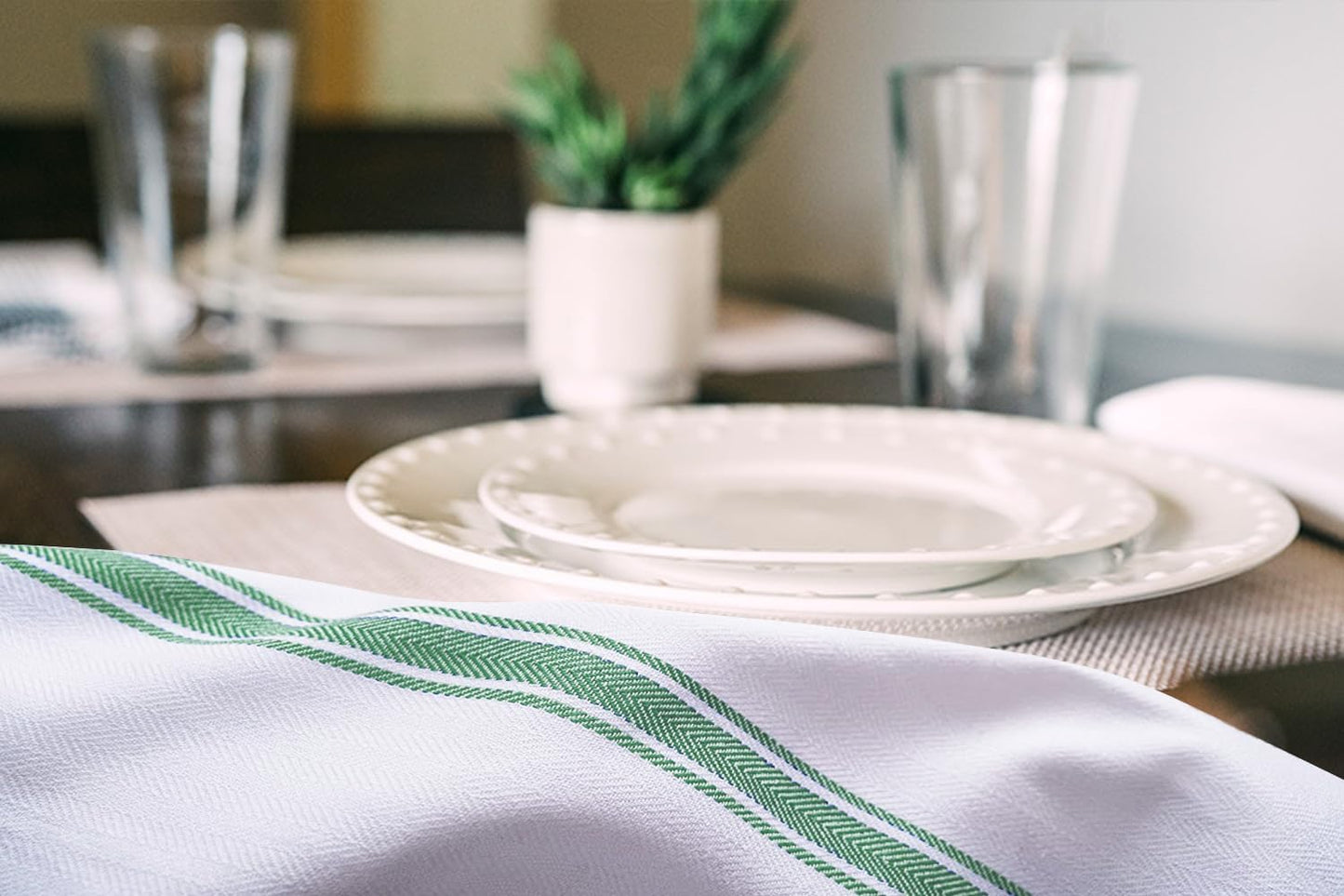 Dish Towels Set (Value Pack of 15) Size 15x25 Inch, 100% Cotton Soft & Absorbent Linen Kitchen Towels, Tea Towels, Reusable Cleaning Cloths for Household Cleaning (Multi)