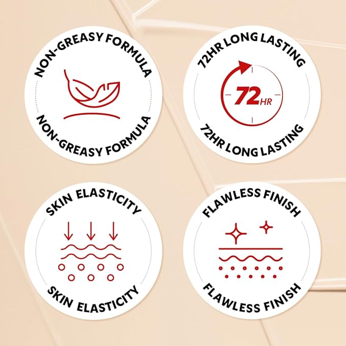 [*Mini Size*] TIRTIR Mask Fit Red Cushion Foundation | Full coverage, Weightless, Skin fit, Satin Glow Finish, Korean Makeup, beauty, Tattoo cover up, Buildable (#34N Pecan, 0.15 Fl Oz)