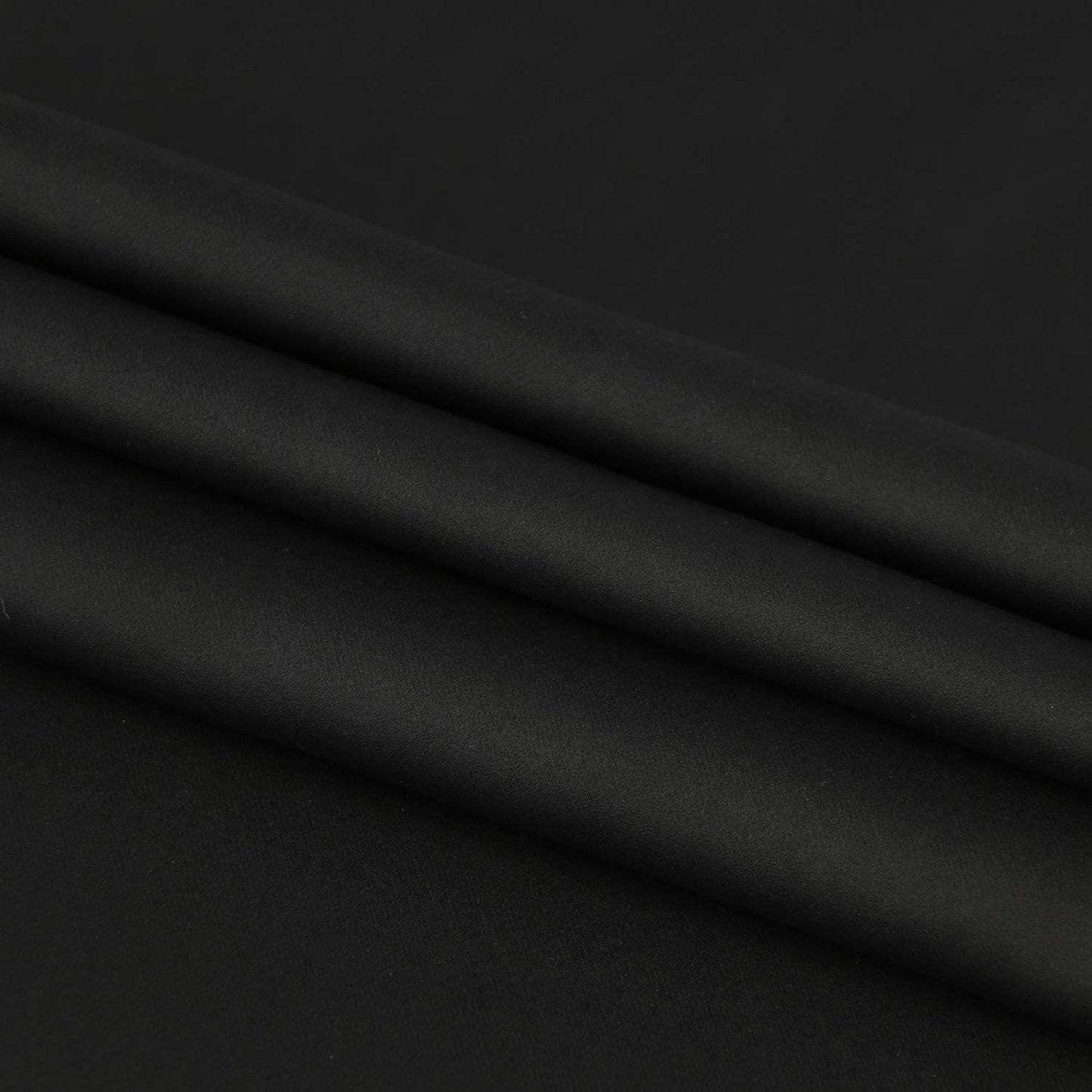 DWCN French Door Curtain - Rod Pocket Thermal Blackout Panel for Glass Window, Kitchen and Patio - Privacy, 54 X 80 Inches Long, 1 Panel With Tieback, Black