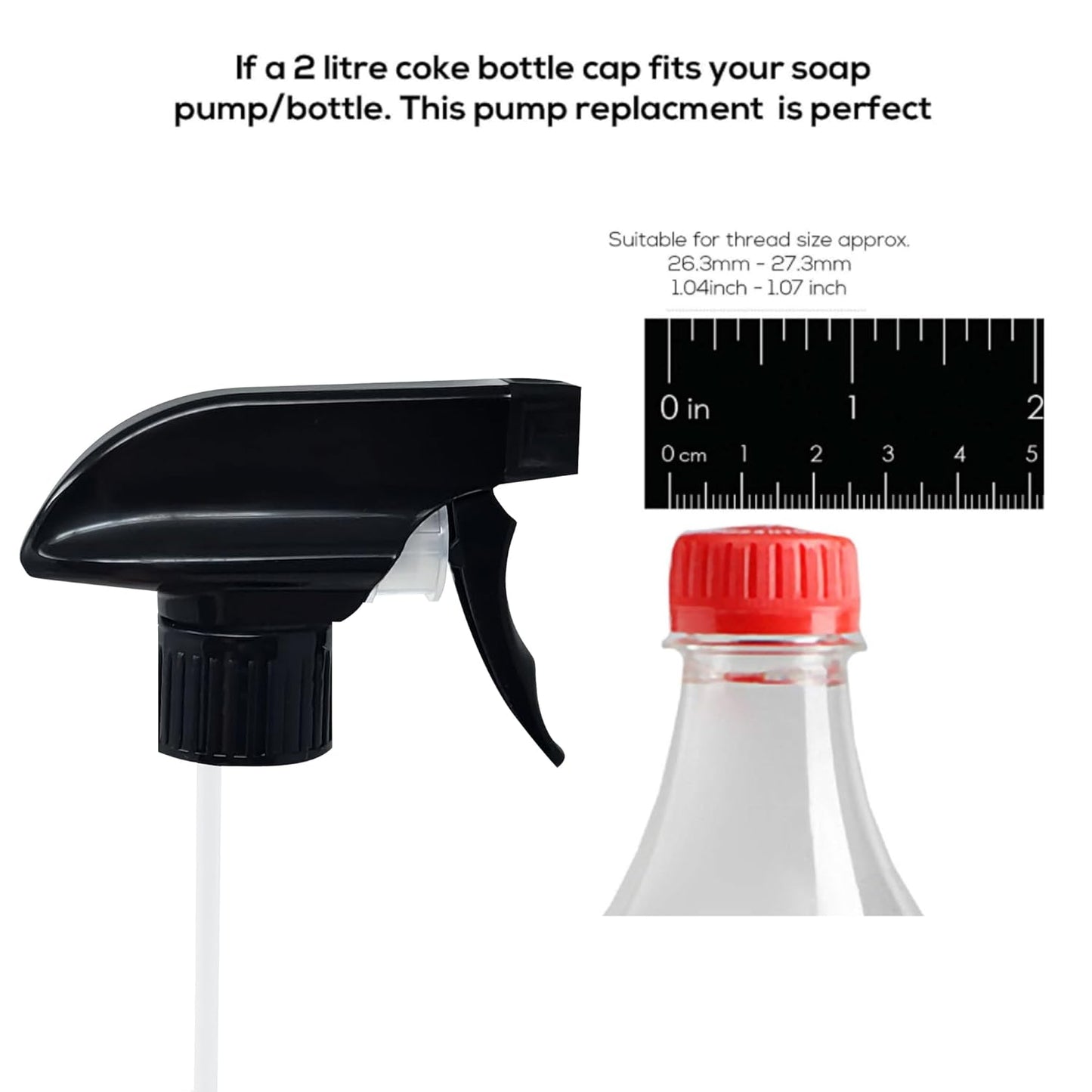 Trigger Sprayer (6-Pack Black (2))