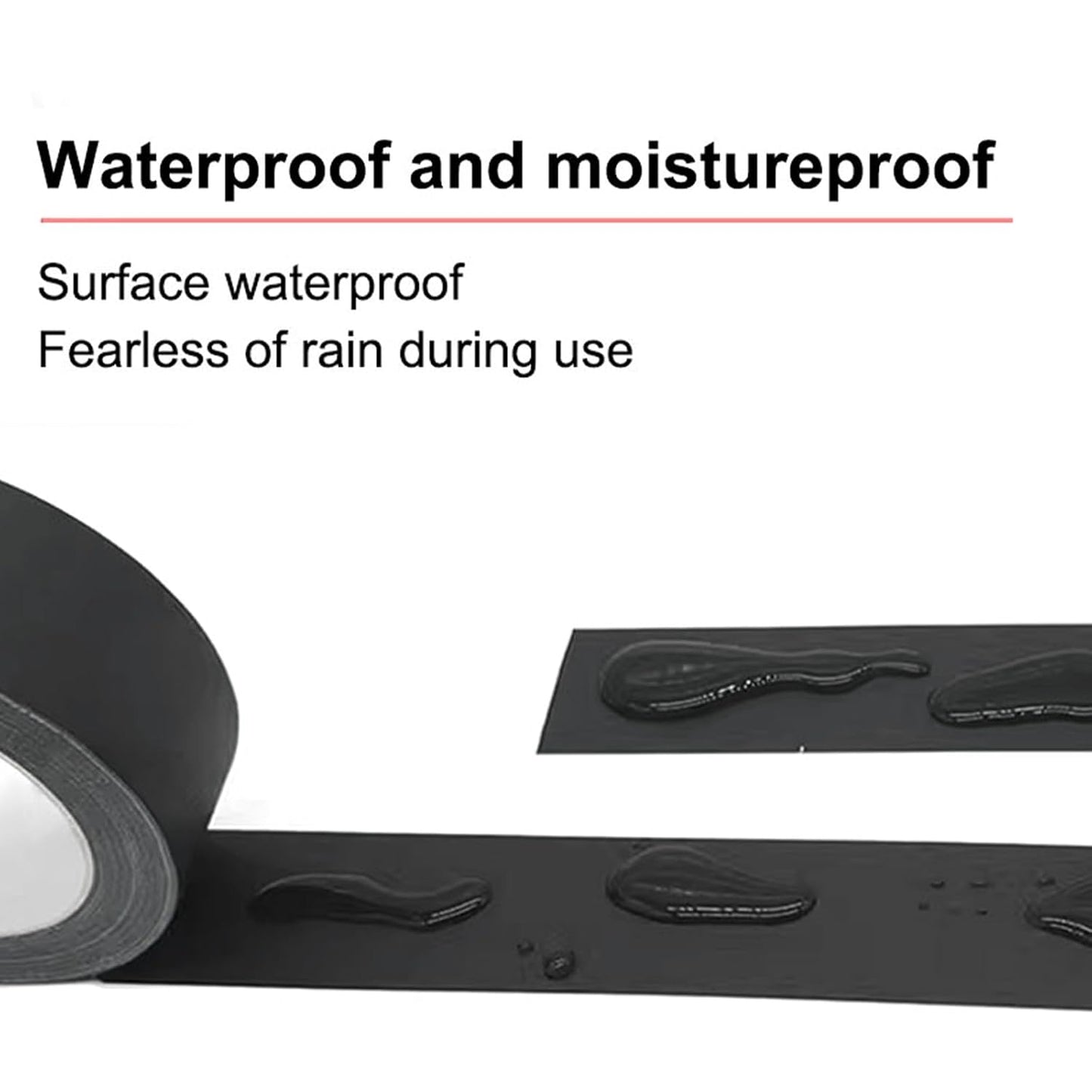 WELSTIK Non-Reflective Black Upgraded Version Gaffers Tape, 1.88 inch x 22 Yards, 2 Pack, Matte Surface, Easy Tear, Temporary Fixation, No Residue, Water Resistant