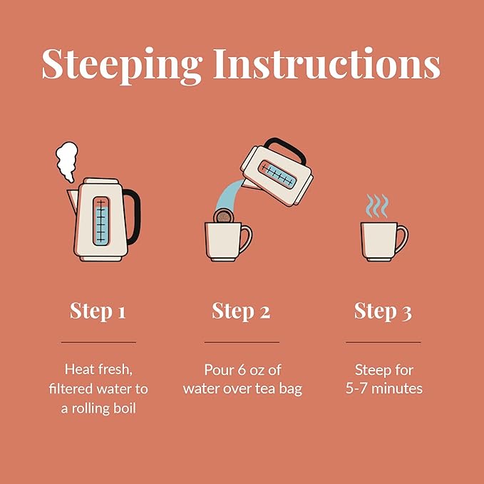 The Republic of Tea - Orange Ginger Mint Herbal Tea, 36 Tea Bag, Tin | Caffeine-free