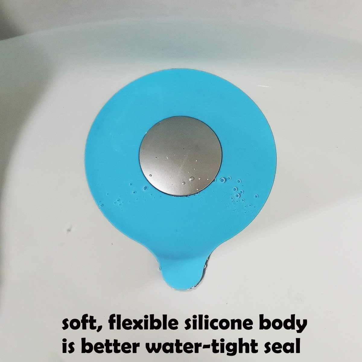 2PCS Silicome Tub Stopper, Bathtub Stopper, Tub Drain Stopper, Tub Plug, Bathtub Drain Cover, Bathtub Drain Plug, Bathroom Sink Stopper, Sink Drain Cover, Sink Plug