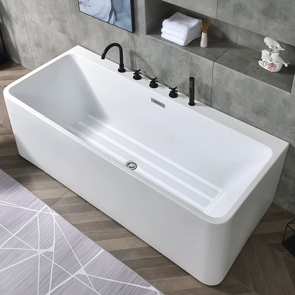 Anti Slip Tape Transparent, More Clear and Comfortable Safety Track Tape (4" Width x 190" Long, Clear)