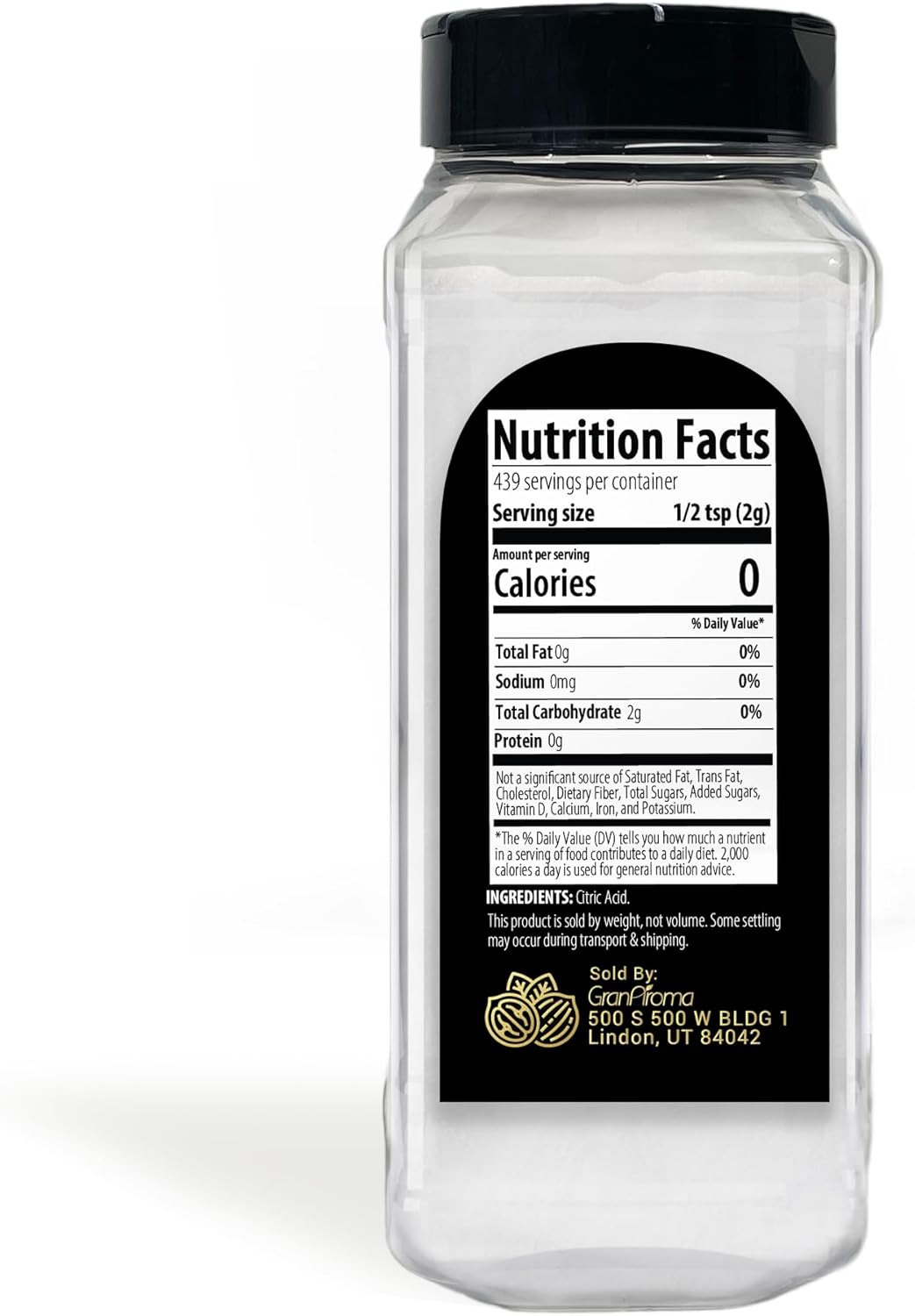 GranAroma Citric Acid, Soft Drinks and Candy (31.04 Ounce)