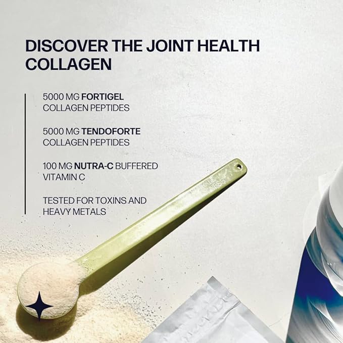 Sparkle Wellness Joint Boost (Mixed Berry) [30-Serves] | Collagen Powder Supplement with FORTIGEL & TENDOFORTE Collagen Peptides & Calcium Ascorbate Vitamin C | Supports Joint Mobility
