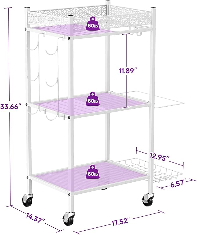 Yoga Mat Storage Rack, Home Gym Storage Rack, VOPEAK Workout Storage for Yoga Mat, Foam Roller, Equipment Gym Storage for Home Exercise and Fitness Gear (Metal)
