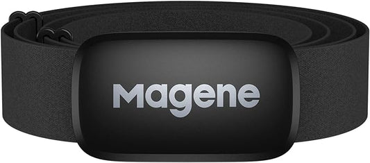 Magene H64 Heart Rate Monitor, Heart Rate Sensor Chest Strap, Protocol ANT+/Bluetooth, Compatible with iOS/Android APPs (New H64)