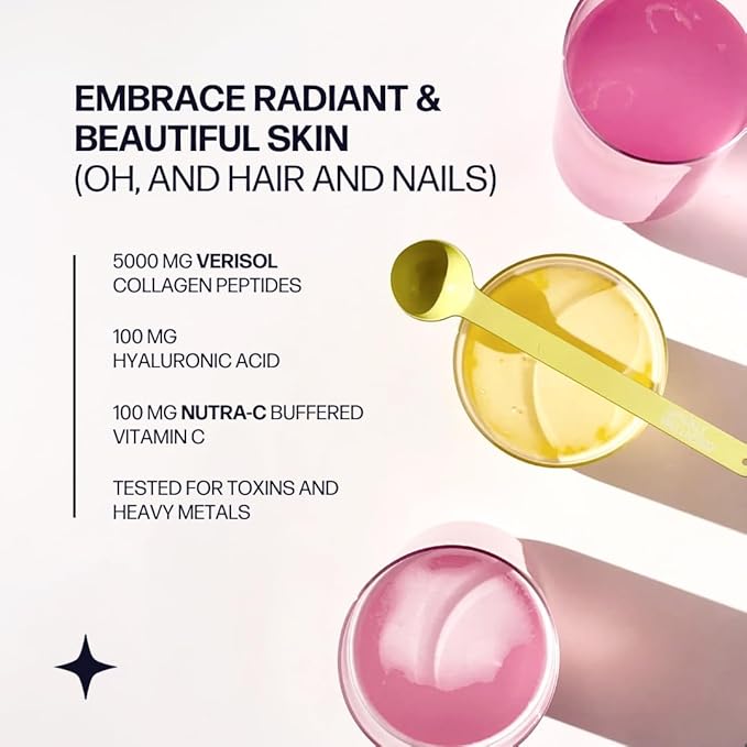 Sparkle Wellness Skin Boost Plus (Tropical) [30-Serves] | Collagen Powder Supplement with VERISOL Bioactive Hydrolyzed Collagen Peptides, Vitamin C & Hyaluronic Acid