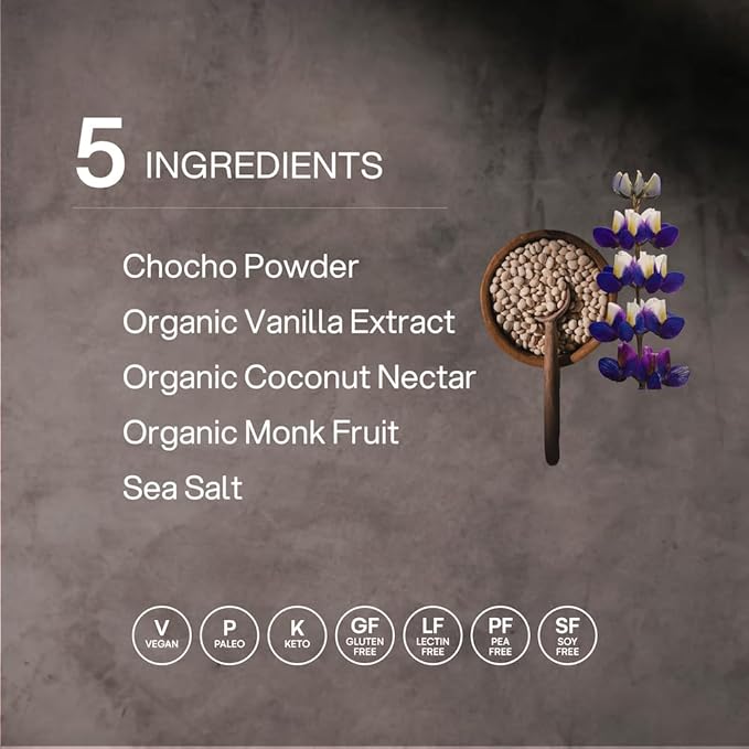 Mikuna Chocho Superfood Protein, Plant-Based Protein Powder, Travel Packs - Vegan, Gluten Free, 3g Net Carbs or Less, and Bioavailable, Non-Isolate (8 Servings, Vanilla)