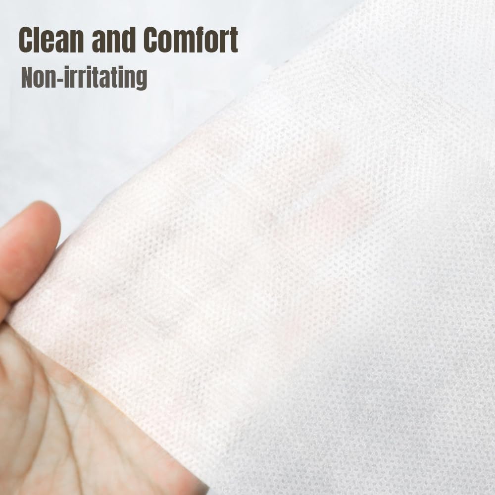 Disposable Bed Sheets 100 Pcs Massage Table Covers 31"x71" Non Woven Fabric Sheets for SPA Waxing Tattoo Beauty Salon Facial Esthetician Table Protector (White)