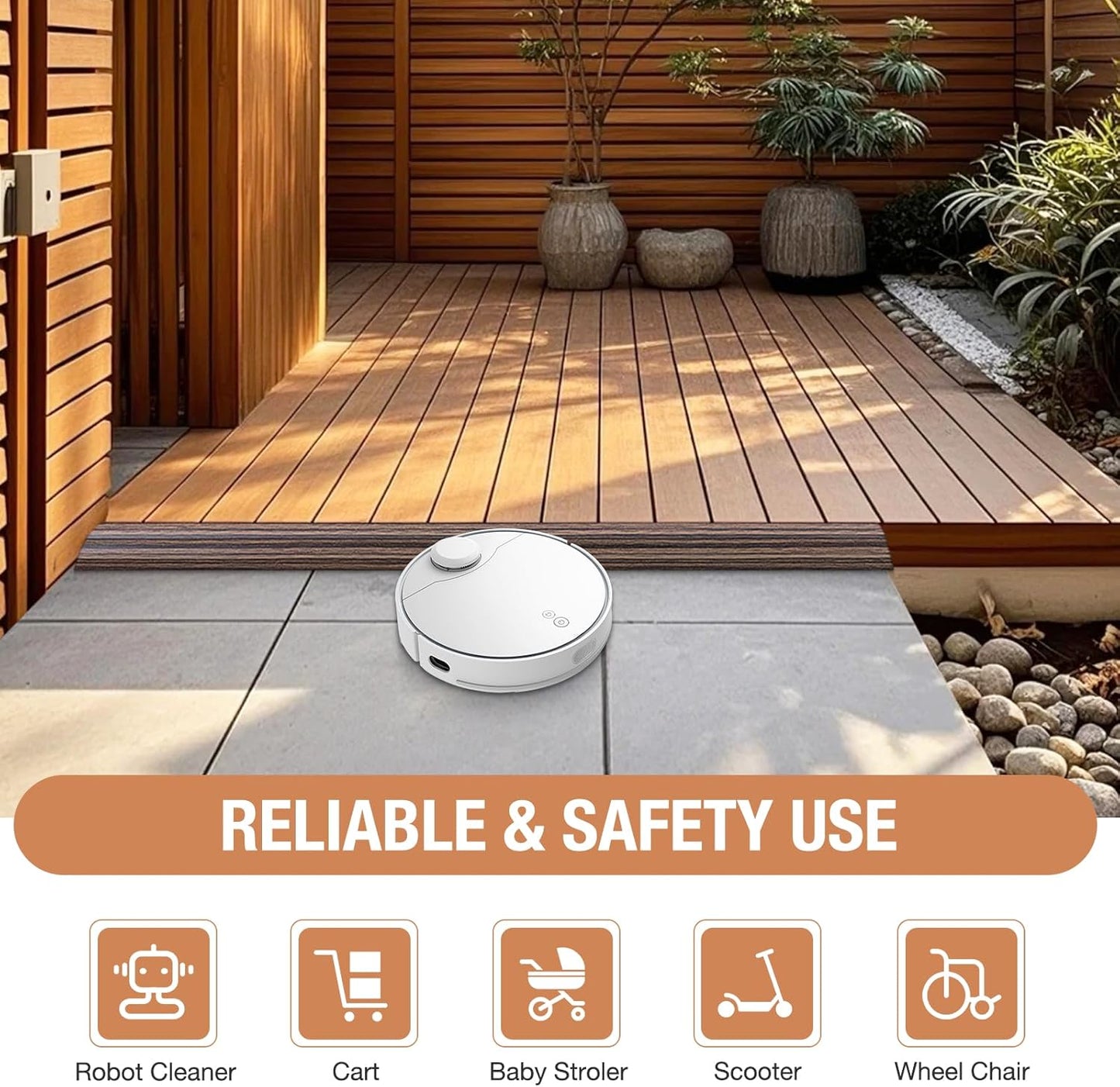 Floor Transition Strip Self Adhesive Vinyl Door Threshold for Doorways Carpet Edging Trim Overlap Edge Reducer for Laminate Floor, Carpet, Tile (Smoked Brown Wood Grain, 1/5" to 2/5", 6.6Ft)