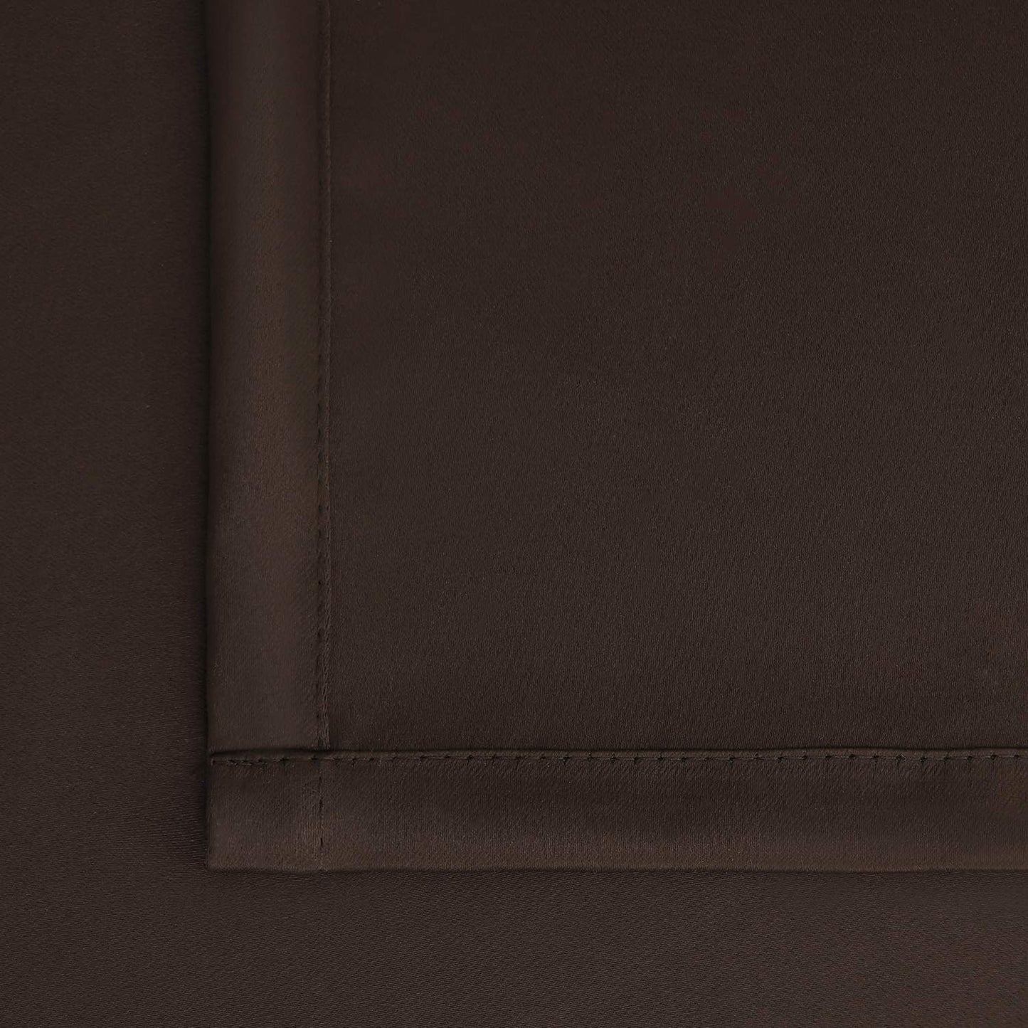 BGment Brown Blackout Curtains 45 Inch Long for Bedroom Kitchen Window - Short Length Chocolate Thermal Insulated Darkening Drapes with Rod Pocket for Bathroom, 42 x 45 Inch, 2 Panels